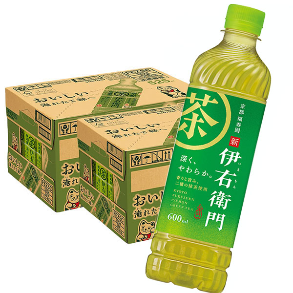 緑茶 伊右衛門 600mlPET 24本入り 2ケース 合計 48本 緑茶 送料無料 