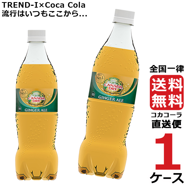 カナダドライ ジンジャーエール 700ml PET ペットボトル 1ケース × 20本 合計 20本 送料無料 コカコーラ 社直送 最安挑戦  :4902102141994-ccw1:流行はいつもここから TREND-I - 通販 - Yahoo!ショッピング