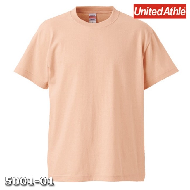 Tシャツ 半袖 メンズ ハイクオリティー 5.6oz S サイズ アプリコット 無地 ユナイテッドアスレ CAB :cab500101-574-02:流行はいつもここから TREND-I 通販 United Athle ユナイテッドアスレ 500101C 5.6オンスTシャツ アダルトサイズ (オレンジ)
