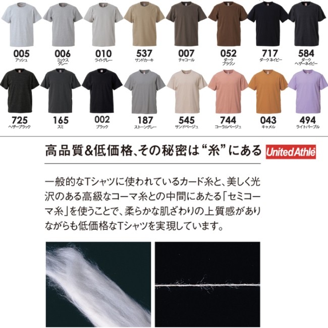 Ｔシャツ 半袖 キッズ 子供服 ハイクオリティー 5.6oz 130 サイズ ライトベージュ 無地 ユナイテッドアスレ CAB  :cab500102-053-63:流行はいつもここから TREND-I - 通販 - Yahoo!ショッピング