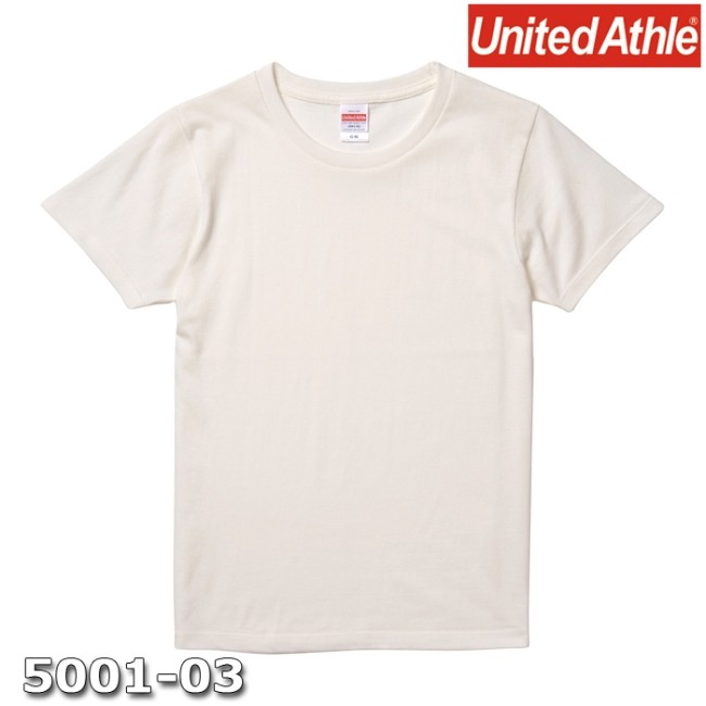 Ｔシャツ 半袖 ガールズ レディース ハイクオリティー 5.6oz G-S サイズ バニラホワイト 無地 ユナイテッドアスレ CAB  :cab500103-191-75:流行はいつもここから TREND-I - 通販 - Yahoo!ショッピング