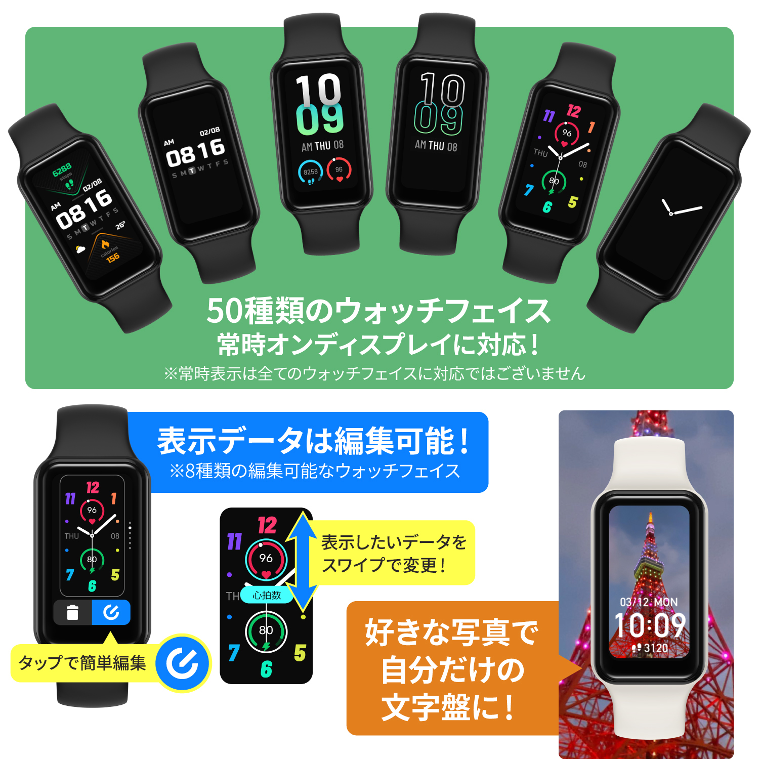 スマートウォッチ Amazfit Band 7 アマズフィット 日本正規代理店 