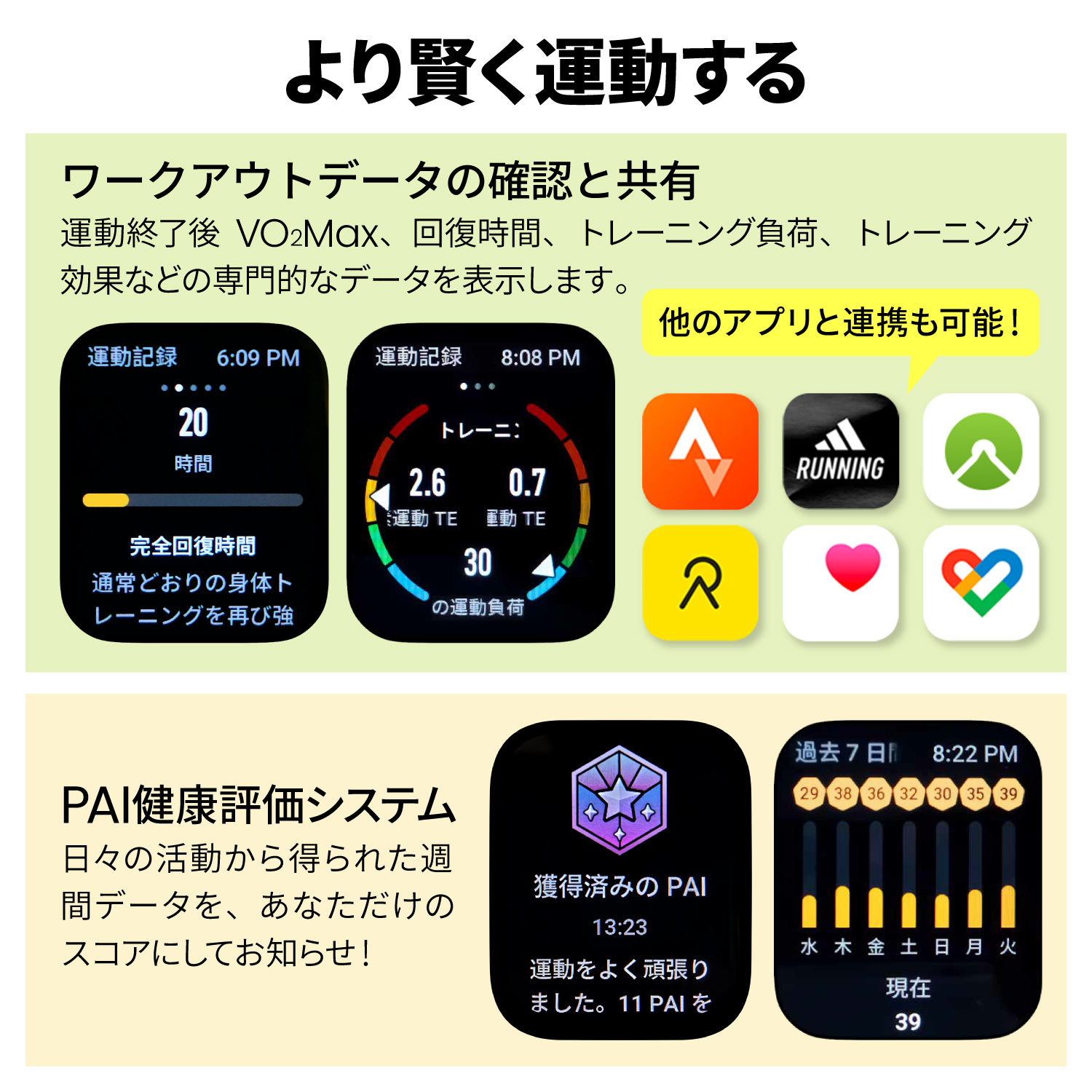【10%OFFクーポン】スマートウォッチ Amazfit Bip 5 アマズフィット 日本正規代理店 通話機能 大画面 軽量 血中酸素 睡眠 レディース メンズ line 着信通知 GPS｜trend-labo｜19