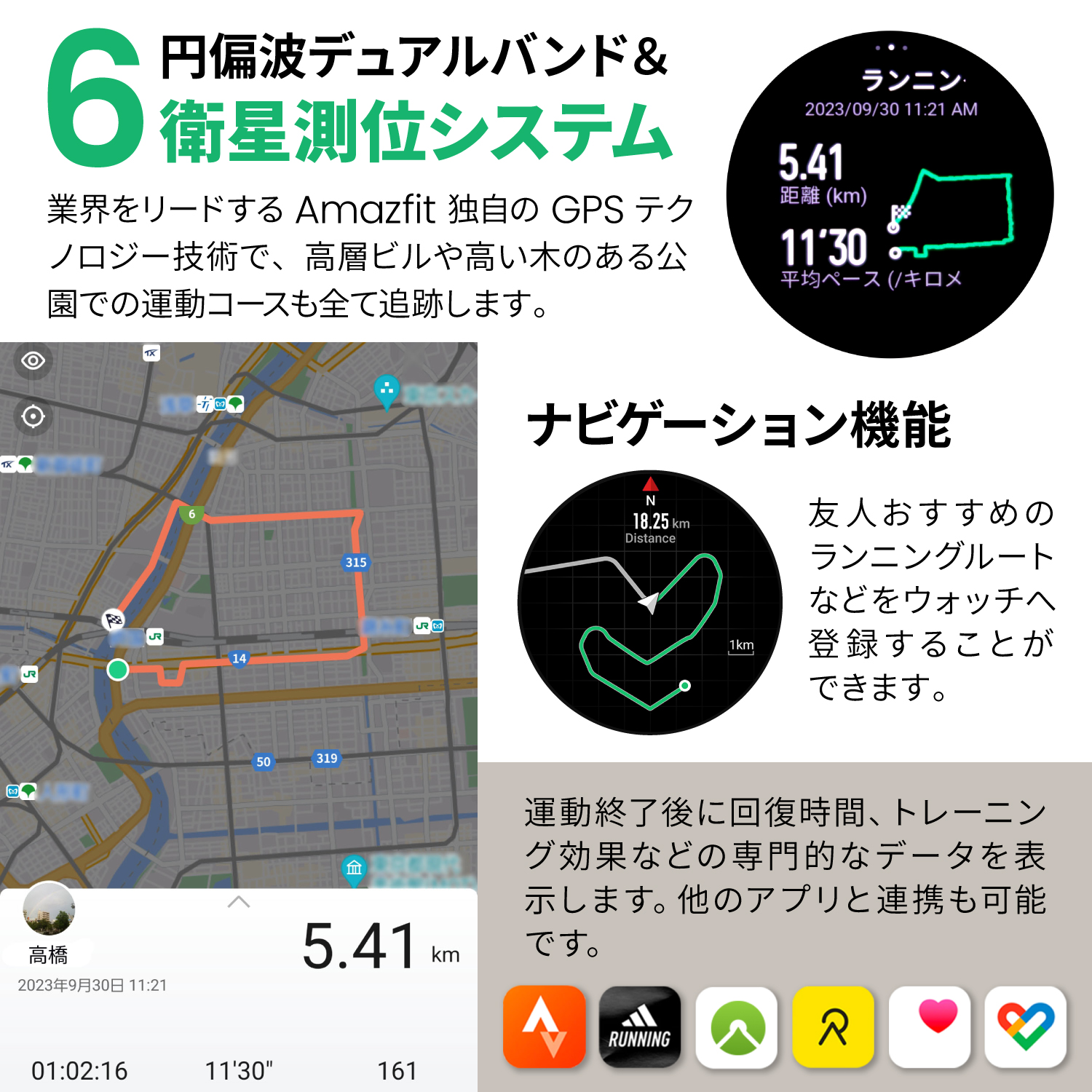 スマートウォッチ Amazfit Balance アマズフィット 日本正規代理店 体組成計 睡眠 AI 通話機能 Bluetooth 常時表示 腕時計 表面温度 人気｜trend-labo｜20