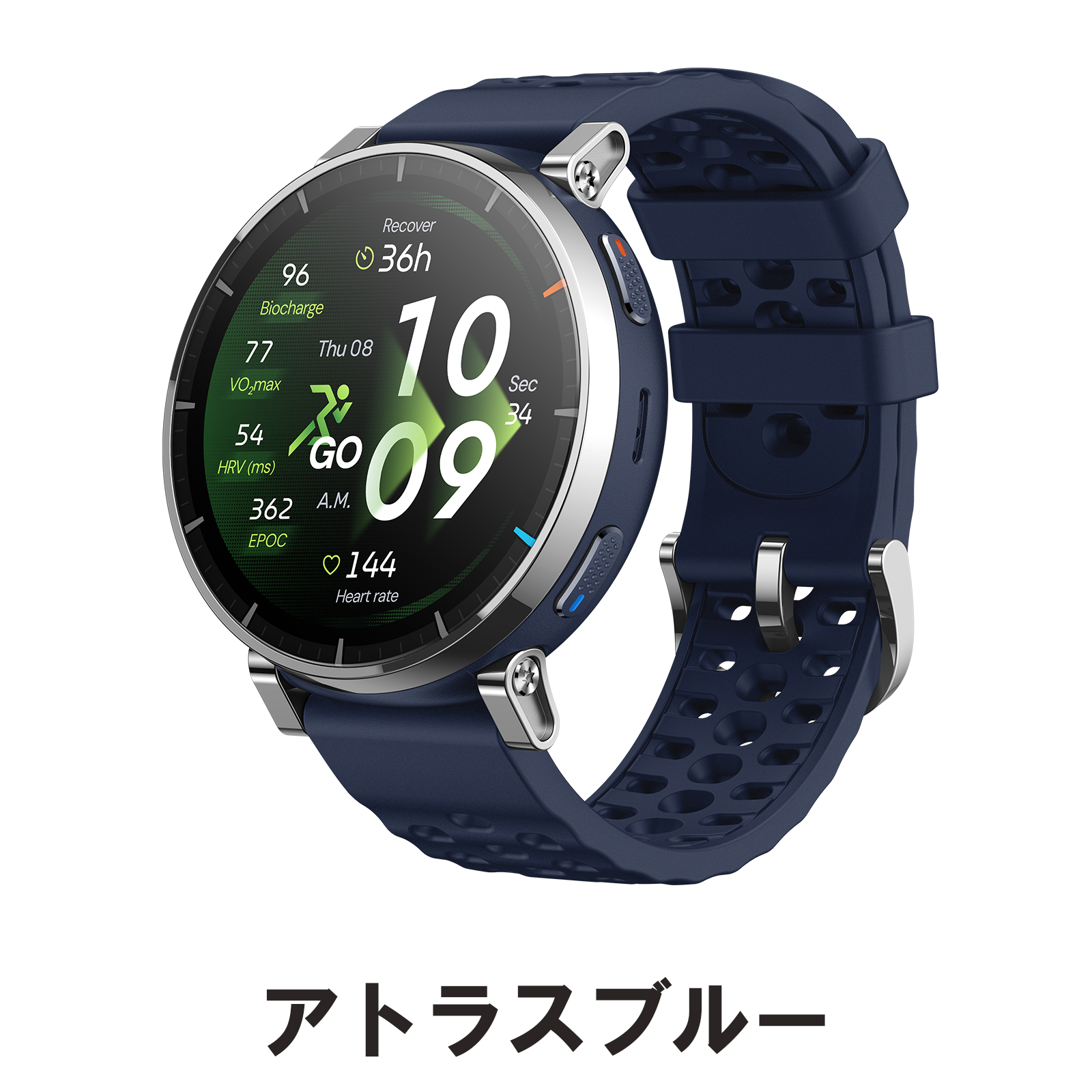 Amazfit Active 3 Premium スマートウォッチ アマズフィット 12日間バッテリー 3000nit高輝度 4Gストレージ オフラインマップ スポーツモード AI 音声操作 GPS | Amazfit | 02