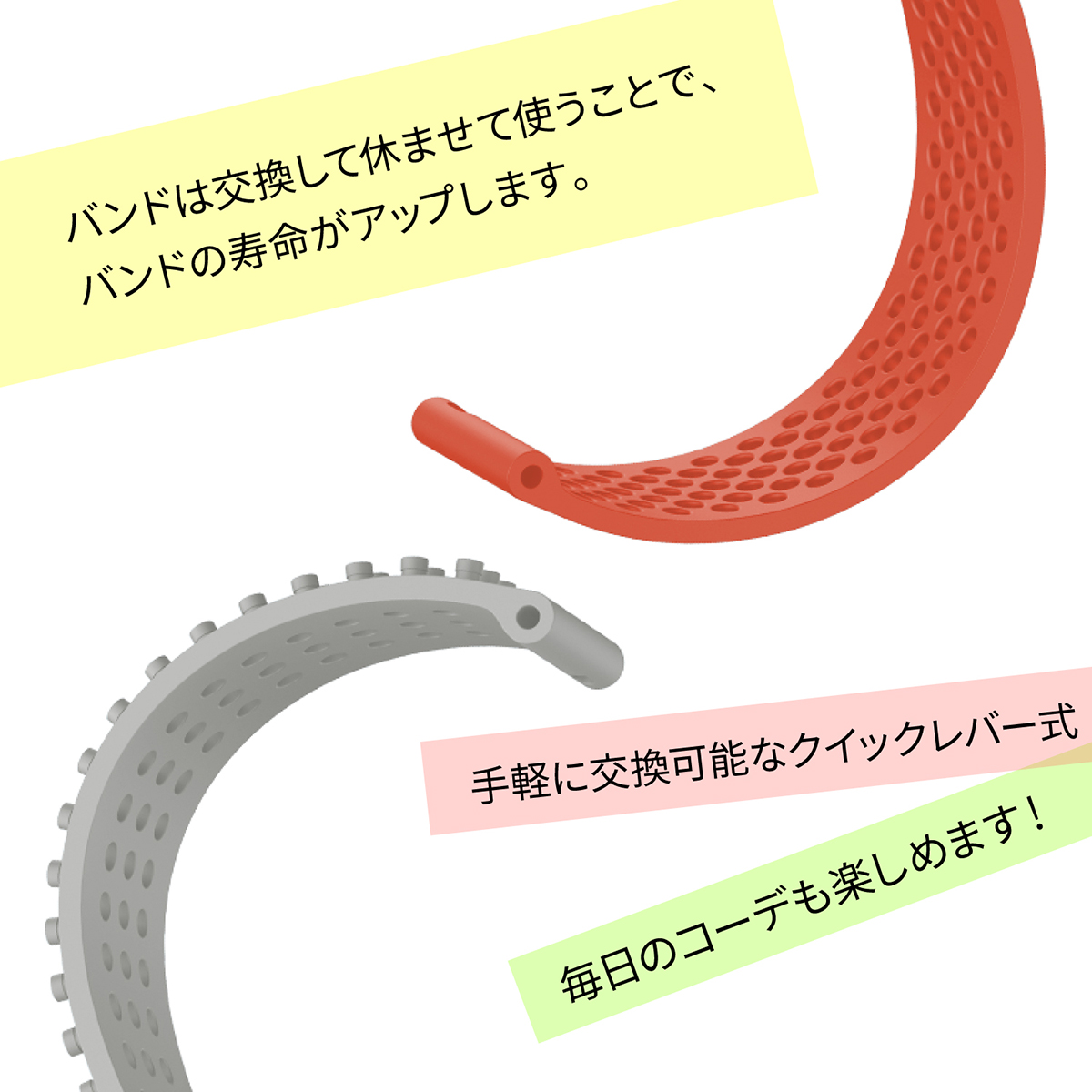 Amazfit スマートウォッチベルト 20mm アマズフィット 純正 シリコン 交換ベルト 替えバンド スマートウォッチバンド おしゃれ 関連画像1