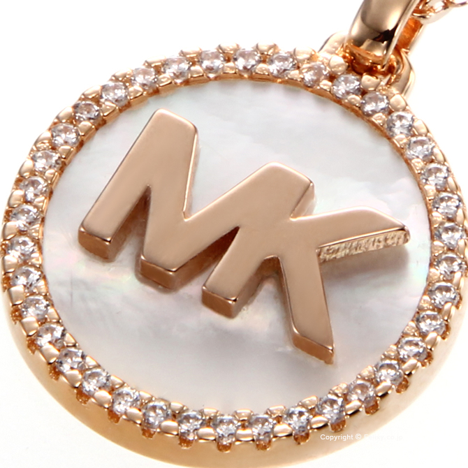 マイケルコース MICHAEL KORS ネックレス Premium MOP Logo Necklace MKC1324AH791