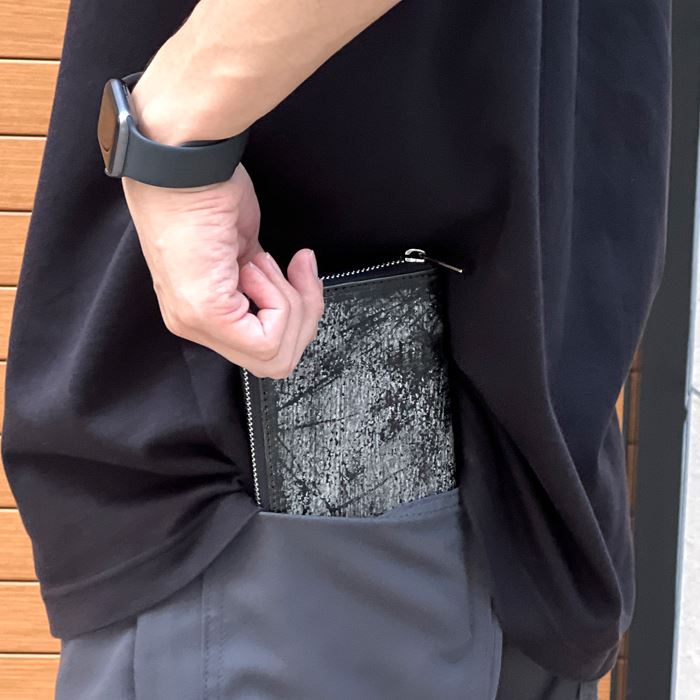 本革　ブライドルレザー ヌメ革 /ラウンドファスナー 長財布 牛革 ブラック 楽天市場】長財布 メンズ 栃木レザー ブライドルレザー ラウンド