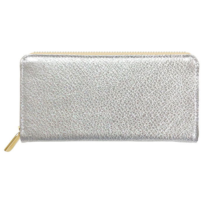 長財布 財布 本革 グリッター ラウンド型 ロングウォレット レディース