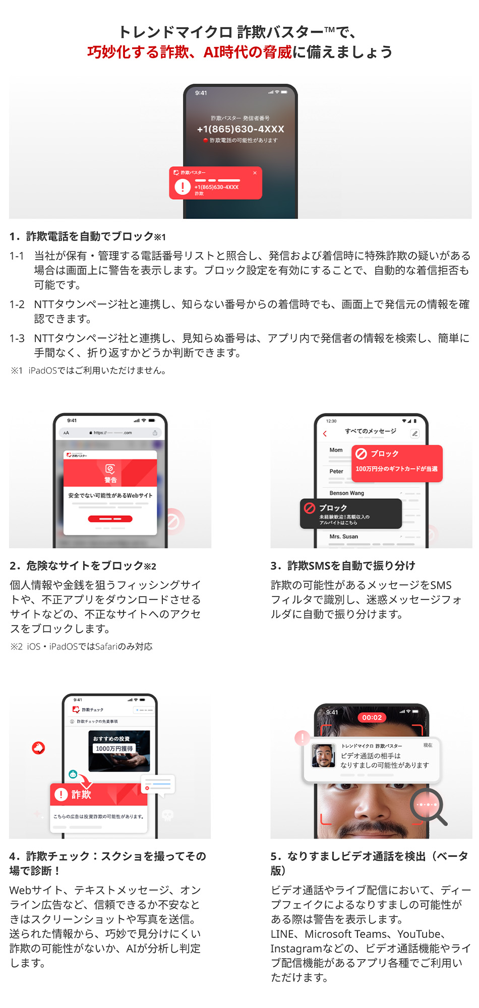 トレンドマイクロ 詐欺バスターで、巧妙化する詐欺、AI時代の脅威に備えましょう
