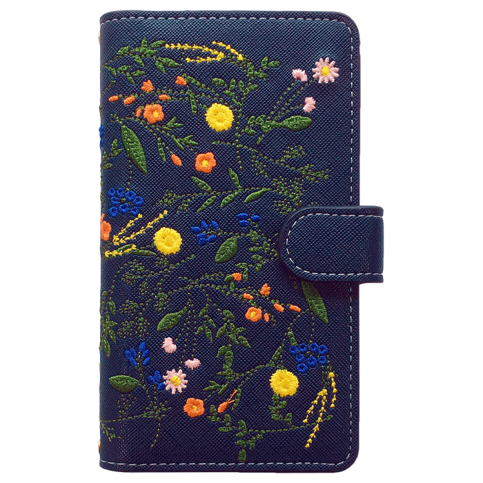 iPhone12 iPhone 12 pro ケース カバー 手帳 手帳型 手帳型ケース iPhone12ケース iPhone12カバー アイフォン スマホケース ボタニカル 刺繍 | iPhone 12 | 02