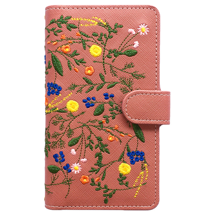 iPhone12 iPhone 12 pro ケース カバー 手帳 手帳型 手帳型ケース iPhone12ケース iPhone12カバー アイフォン スマホケース ボタニカル 刺繍 | iPhone 12 | 05