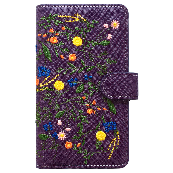 iPhone12 iPhone 12 pro ケース カバー 手帳 手帳型 手帳型ケース iPhone12ケース iPhone12カバー アイフォン スマホケース ボタニカル 刺繍 | iPhone 12 | 06