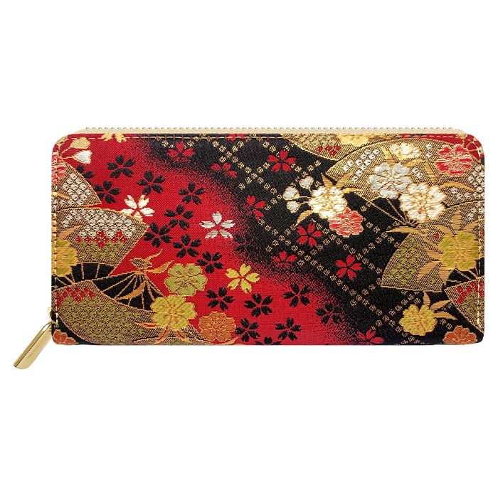 長財布 和柄 和風 和 レディース 財布 ラウンド長財布 サイフ さいふ