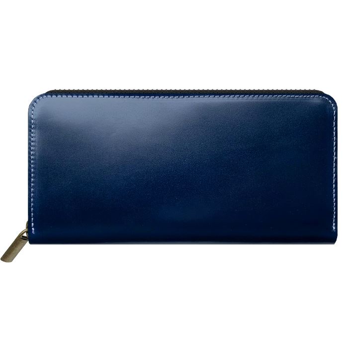 コードバン 長財布 メンズ レディース 日本製 財布 本革 馬革 ラウンド