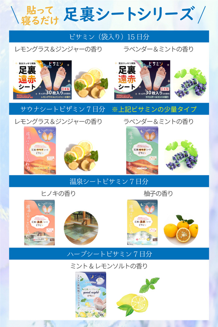 足裏遠赤シート 温泉シート ビサミン 遠赤外線 遠赤 えんせき足裏