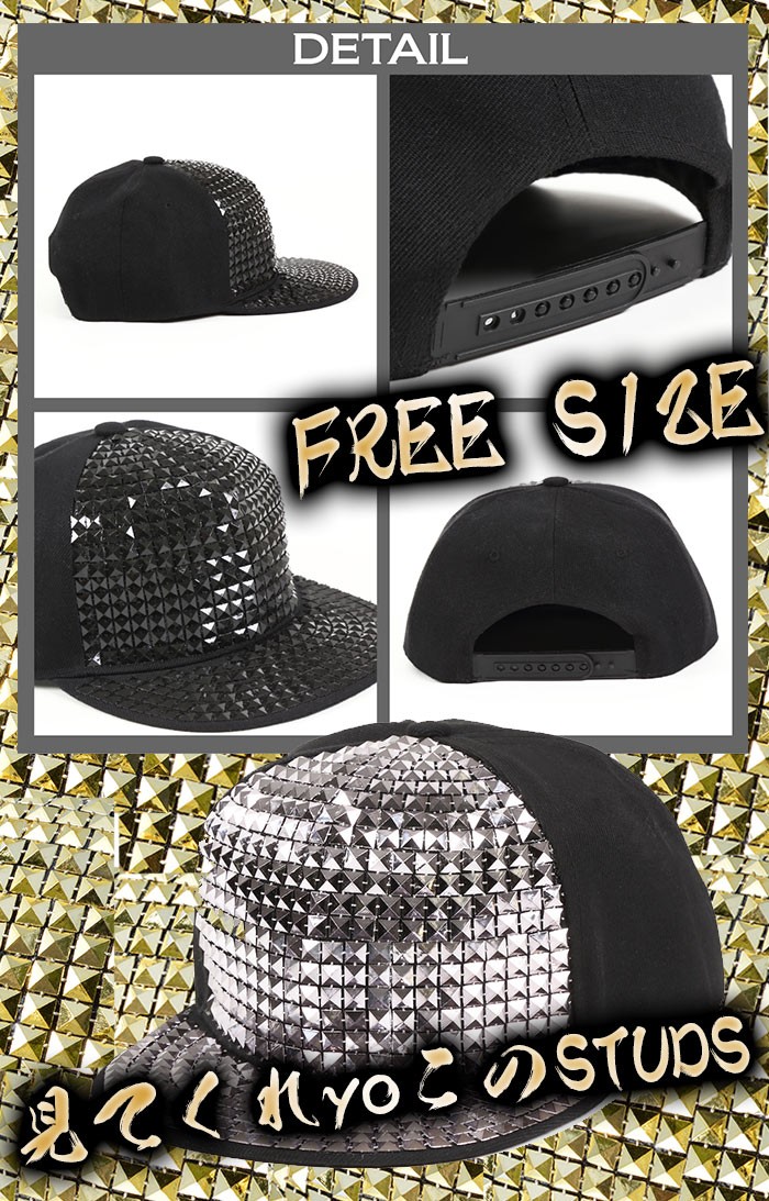 スタッズハットスタッズ スタッズ キャップ おしゃれ キラキラ
