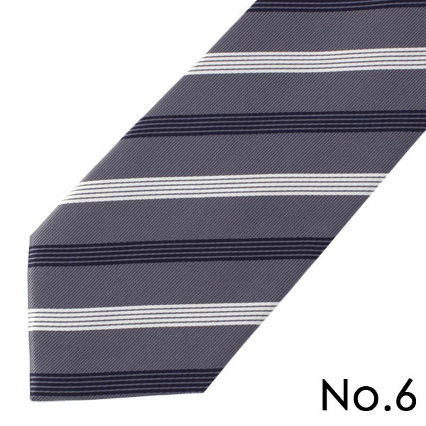 8色から選べる シルクネクタイ ストライプ メンズ 紳士用 シルク混