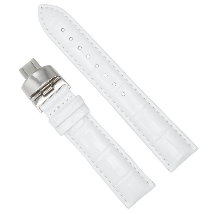 腕時計替えバンドCOLORS Dバックルタイプ ホワイト 22mm 20mm Dバックル |  | 01