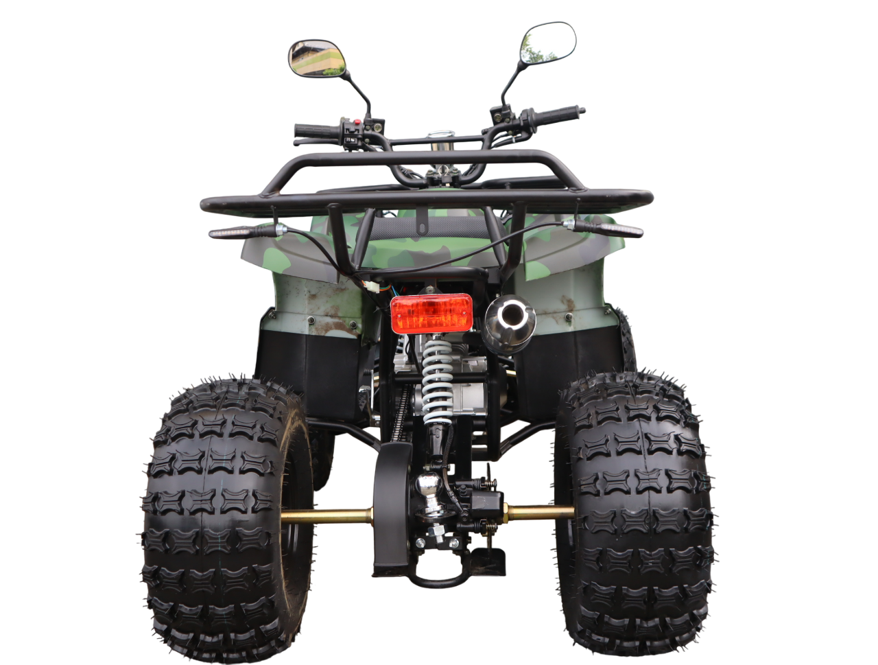YAMAHA 四輪バギー 1/18スケール バギー 四輪 49cc ミニ ATV ヒッチメンバー付き 4サイクル
