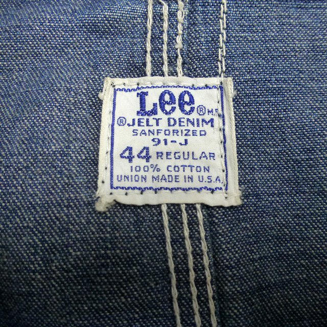 Lee（リー） Vintage Used 70's Made in USA Lee 91-J ヴィンテージ