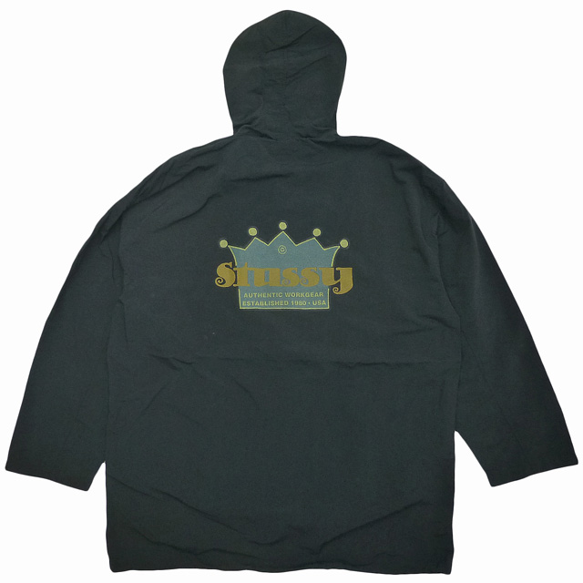 STUSSY Used 80's Made in USA Vintage Old Stussy Crown Logo
