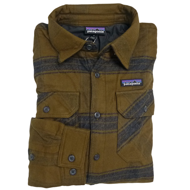 Patagonia Insulated Fjord Flannel Jacket パタゴニア インサレーテッドフィヨルドフランネルジャケット アウター  シャツジャケット メンズ 茶 Owl brown : patagoj0105 : Trick-or-Treat - 通販 - Yahoo!ショッピング