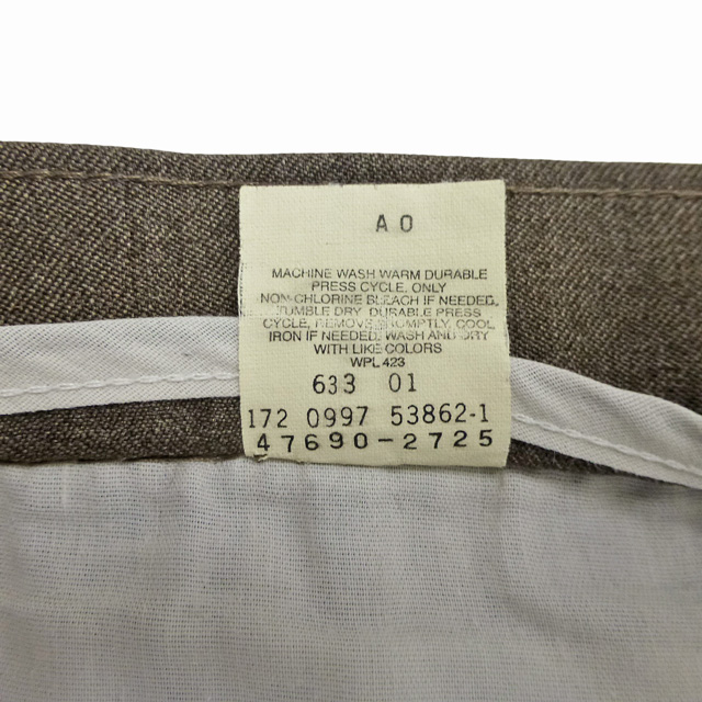 Levi's（リーバイス） Used 90's Levis Action Slacks Light Brown