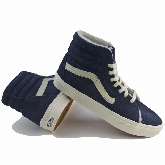 バンズ VANS ヴァンズ【箱無し】SK8-HI スケートハイ スケーターハイCOZY HUG PARISIAN NIGHT コージーハグ パリジャンナイトネイビー 紺 ボア スウェード スエードメンズ レディース スニーカー 靴 スケボー ハイカット VANS（ヴァンズ） US企画 Vans Sk8-Hi Cozy Hug バンズ スケートハイ