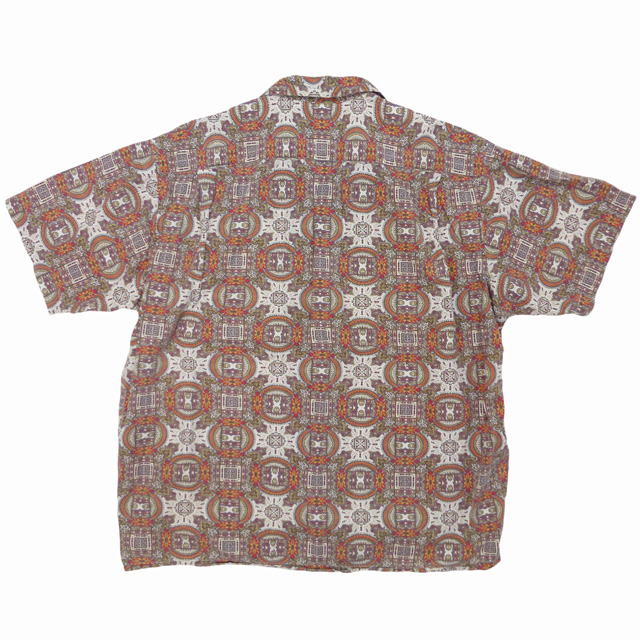 90s Stussy ペイズリー 半袖シャツ 総柄 old stussy ssht1000-7.jpg