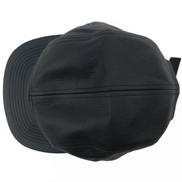 Supreme（シュプリーム） Supreme Pebbled Leather Camp Cap キャンプ