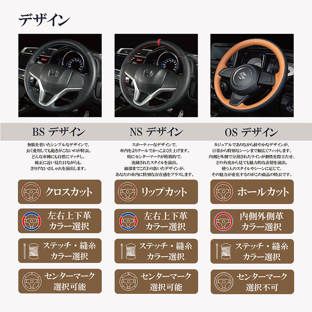 組み合わせ自在のカスタムオーダー ワゴンRスティングレー MH34S/44S 専用ステアリングエクスチェンジキット CO-1ST1S20 |  | 03