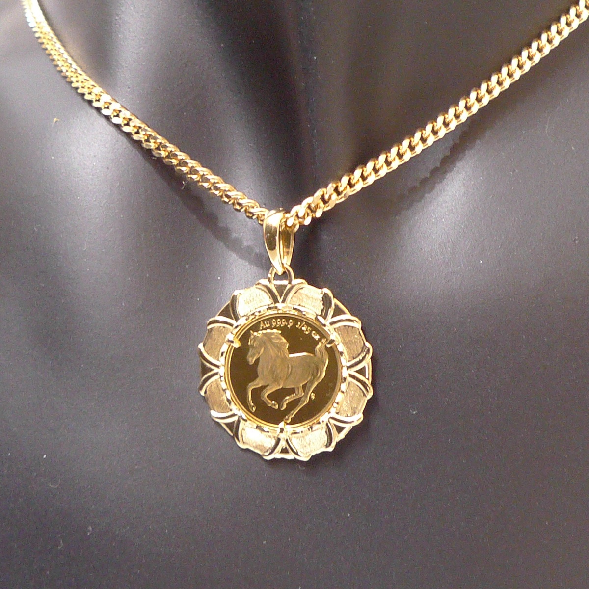 TRIDEA JEWELRY（トライディアジュエリー） 純金 k24 ホース コイン