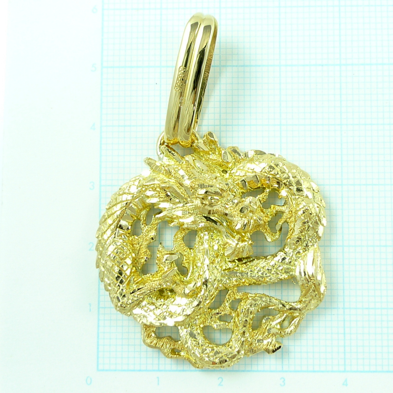 TRIDEA JEWELRY 18金 ペンダントトップ ドラゴン 29g メンズ
