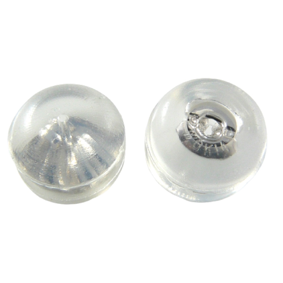 TRIDEA JEWELRY ピアスキャッチ 14金 ホワイトゴールド シリコン