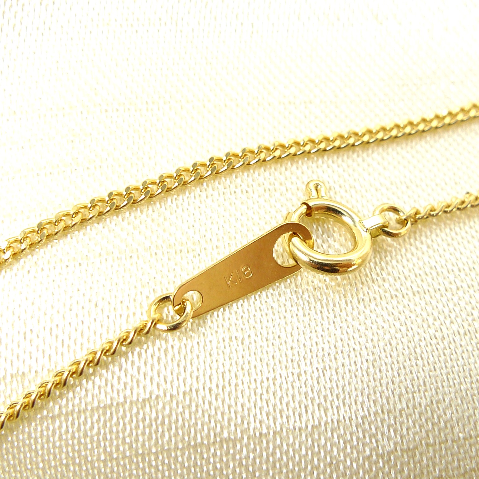 TRIDEA JEWELRY 18金 喜平 ネックレス 2.5g 45cm 2面 幅1.2mm