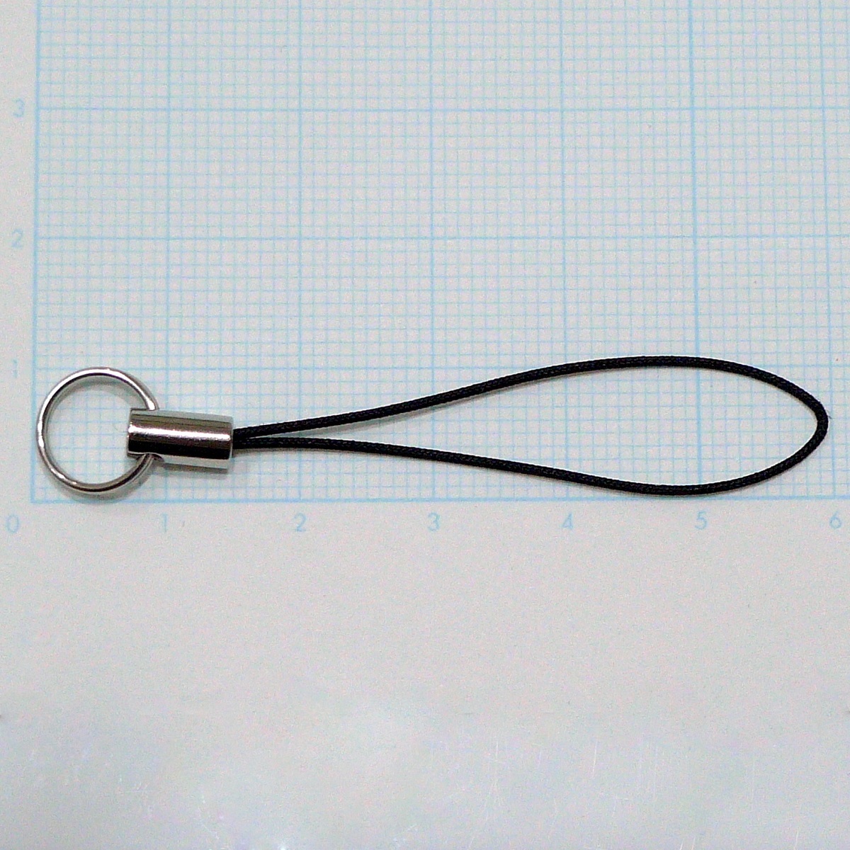 二重リング付きストラップ 金具部分ニッケル 5本入 選べるカラー 9色