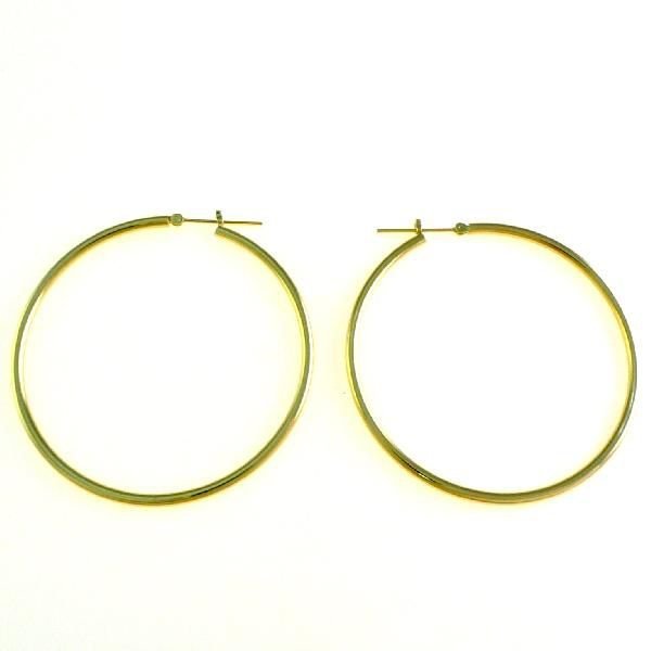 TRIDEA JEWELRY（トライディアジュエリー） k18 フープ ピアス 18k 18