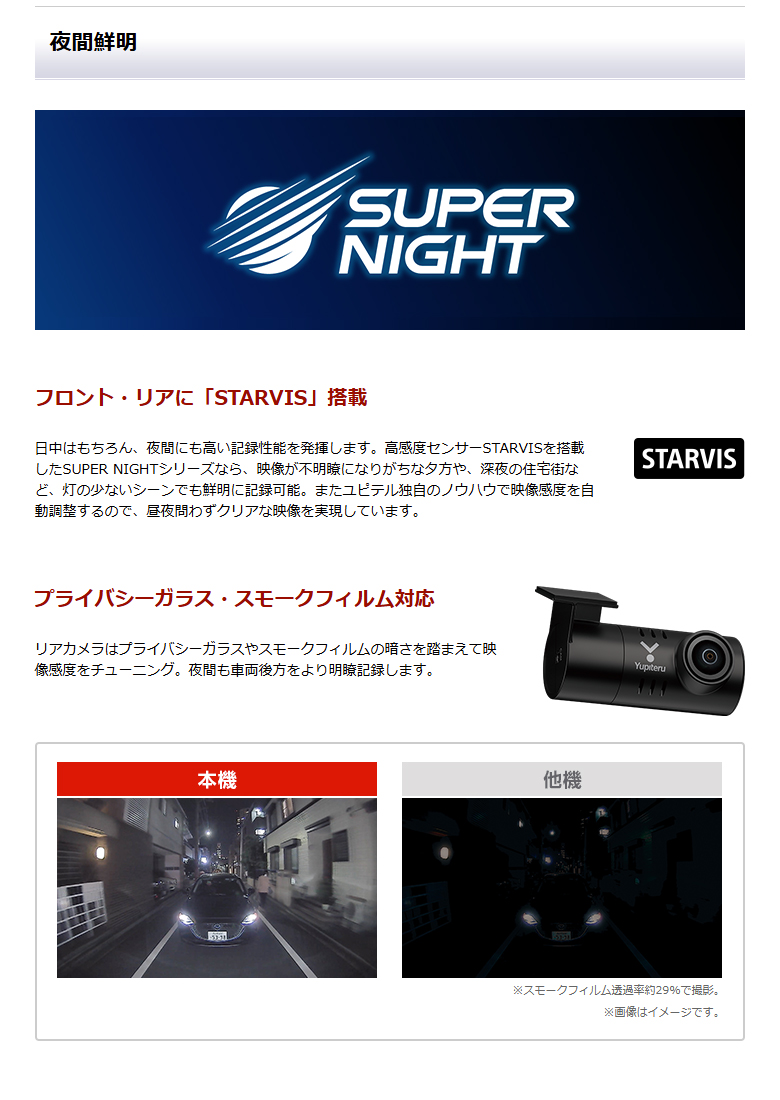 ユピテル ドライブレコーダー SN-TW7660c
