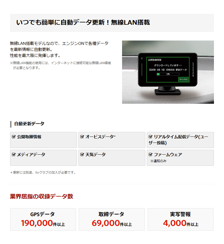 ユピテル レーザー＆レーダー探知機 YPK-21ZT