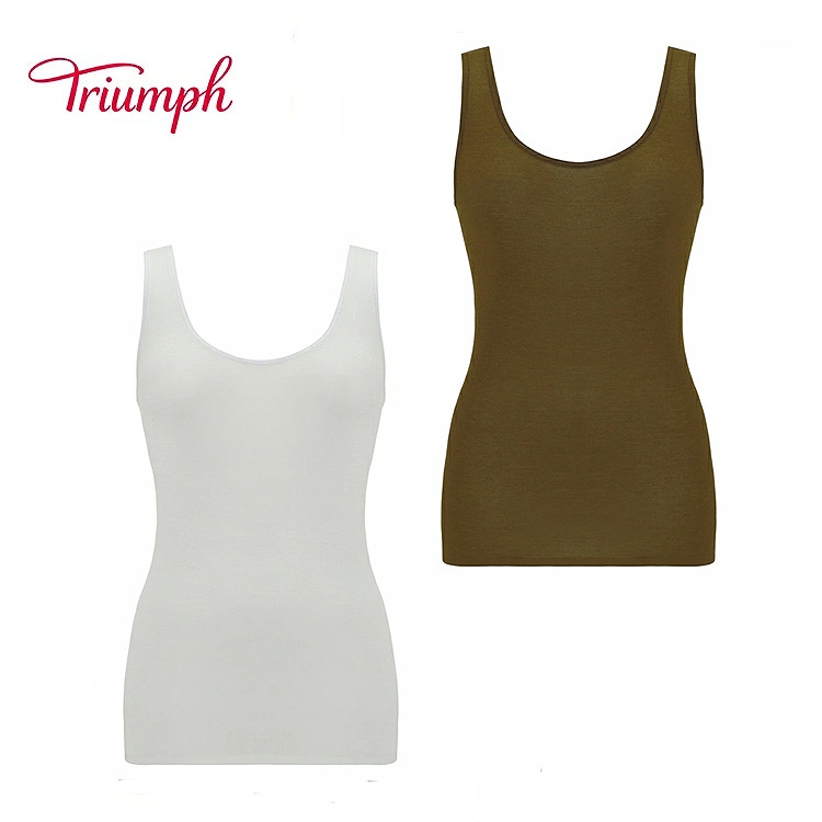 WEB限定価格 (トリンプ)Triumph 薄くて軽い インナー5170 袖なしトップ(M,Lサイズ) TR5170 Top｜triumph-amosstyle