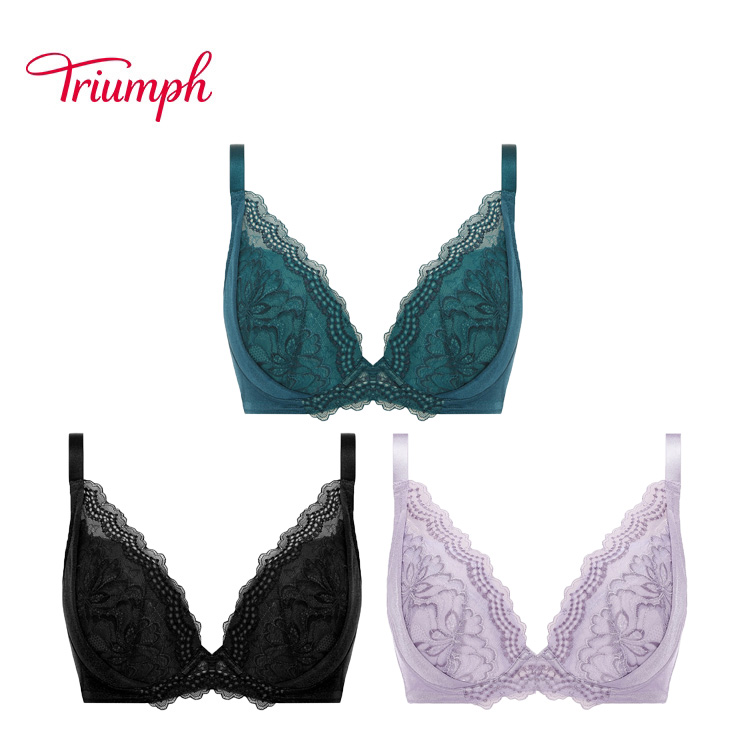 セール27％OFF (トリンプ)Triumph 天使のブラ スリムライン 小さくすっきり 552 ブラジャー(パッドなし)(E,F,Gカップ)  TR552 WHP