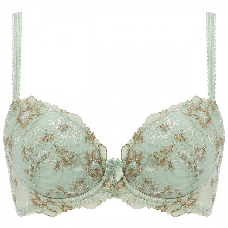 美品 Triumph（トリンプ） 美胸ソフトブラ クラッシー ペタルズ ブラ