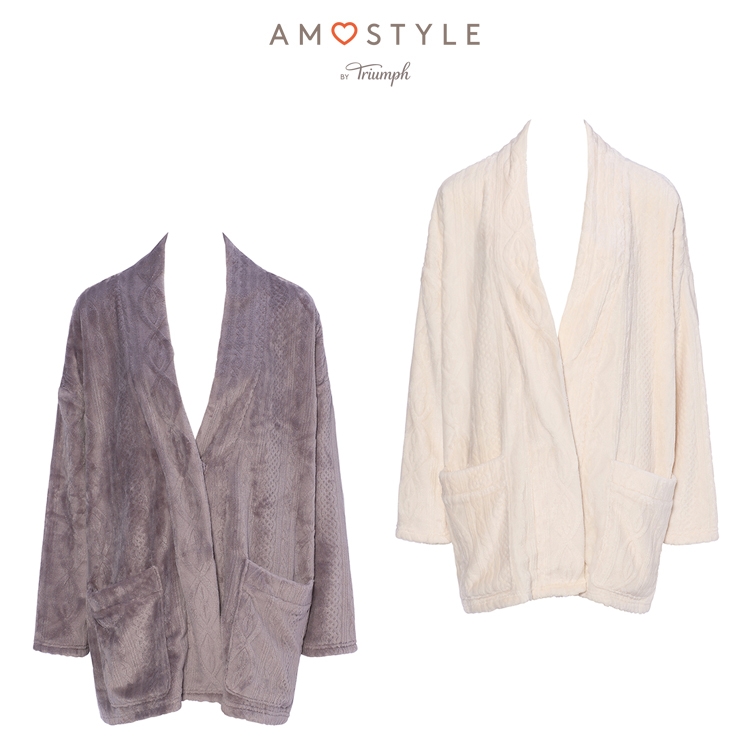 AMOSTYLE（アモスタイル） ケーブル柄フリースボトムAMSTNW02 BTM35 JX