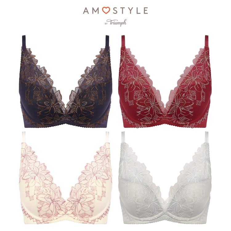 セール20％OFF (アモスタイル)AMOSTYLE 夢みるブラ DeepV ブラジャー