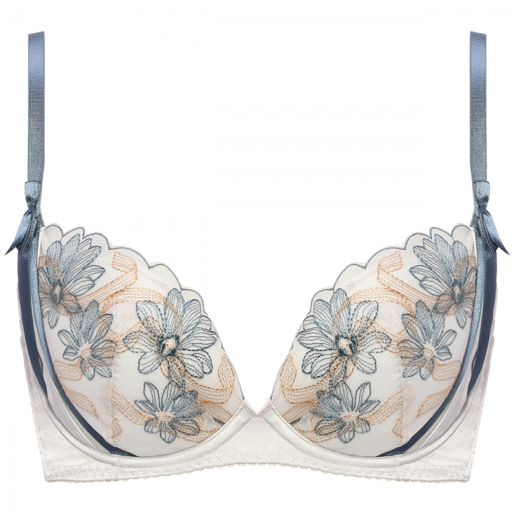 AMOSTYLE（アモスタイル） きゅっと寄せブラ スウィートガーベラ(B,C,D