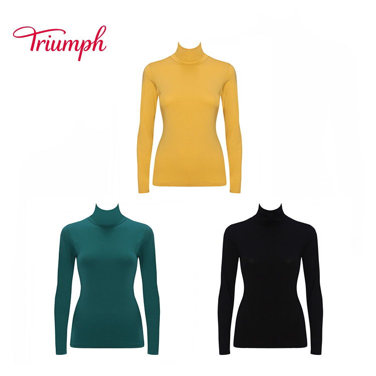 Triumph（トリンプ） セール あったかハイネックインナー5390 10分袖