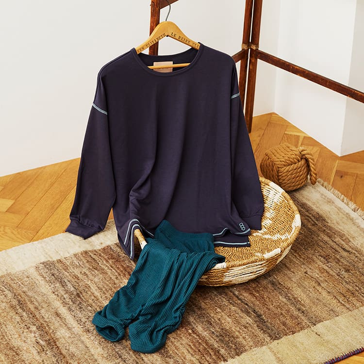 WacoalパジャマM ドルマンスリーブ ドルマンスリーブTシャツ - SOÉJU online store｜上質な大人の
