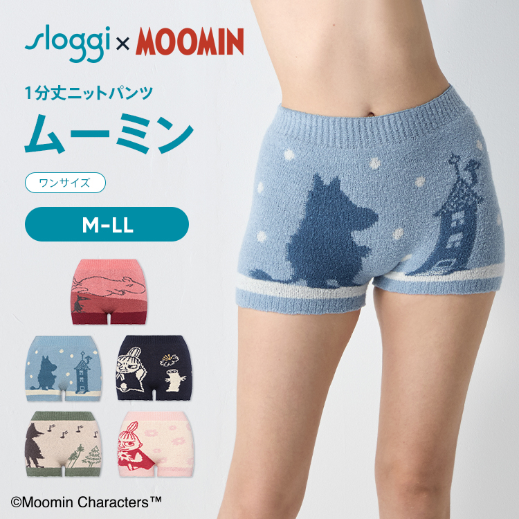Triumph（トリンプ） セール スロギーG073 ムーミン 1分丈ニットパンツ