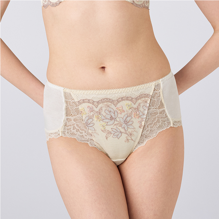 ○★新品未使用 CVTVLIST マーブルドリップショーツ ラグジュアリー短パン Triumph（トリンプ） レッドレーベル バイ 0123 はきこみ普通ショーツ